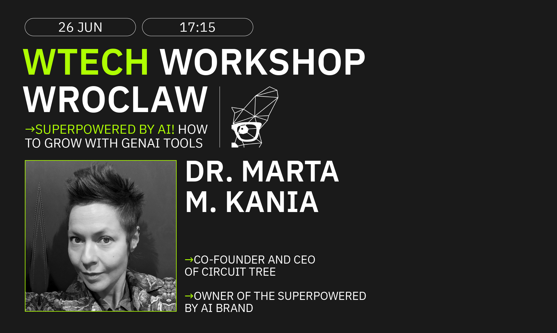 Приєднуйтесь до воркшопу Wtech у Вроцлаві за підтримки Kor.Gy!